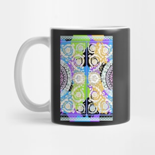 colorful baroque pattern Mug